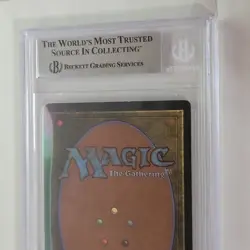 MTG Tropical Island Dual Land Revised Magic The Gathering BGS Graded 7.5 - Image 5