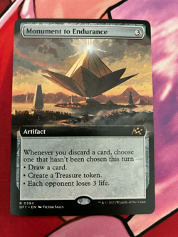 Aetherdrift Monument to Endurance (Extended Art) Normal NM Fast Shipping - Image 1