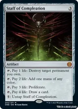 Staff of Compleation Phyrexia: All Will Be One Regular - Image 1