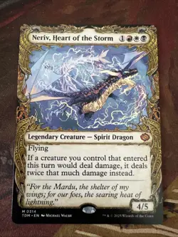 Neriv, Heart of the Storm (Showcase) Tarkir: Dragonstorm Regular - Image 1