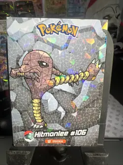 Hitmonlee #106 - Cracked Ice Holo - Crystal Collection 2024 - Pokemon Card - Image 1
