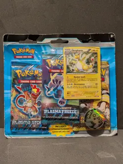 Ampharos 3 Pack Blister - PLASMA STORM FREEZE NEXT DESTINIES Pokemon TCG Booster - Image 1