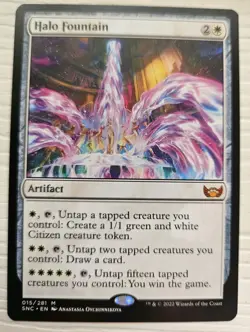 MTG Halo Fountain Streets of New Capenna Regular Card - Image 1