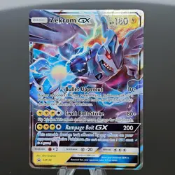 Zekrom GX SM138 Black Star Promo Pokemon Card Sun Moon Ultra Rare Holo NM - Image 1