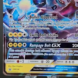 Zekrom GX SM138 Black Star Promo Pokemon Card Sun Moon Ultra Rare Holo NM - Image 2