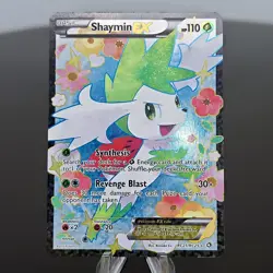 Pokemon TCG Shaymin EX Full Art RC21 Legendary Treasures Radiant Collection - Image 1