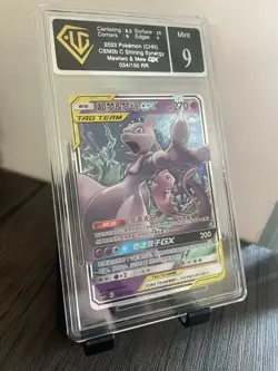 MINT Pokemon TCG Mewtwo & Mew Gx 052/173 RR Japanese Tag Team All Stars - Image 1