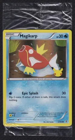Pokemon Magikarp 22/83 Holo Generations Stamped Sealed - Image 1