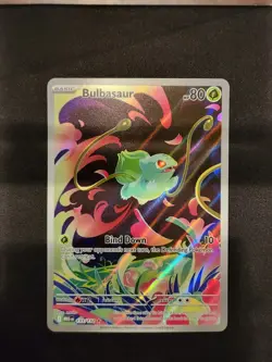 Pokemon TCG Bulbasaur 133/132 Secret Rare Mega Evolution Set - Image 1
