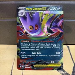 Mega Gengar Ex - ME02: Phantasmal Flames 56/94 Double Rare Pokemon QTY - Image 1
