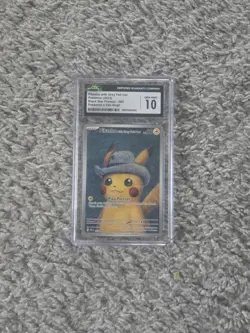 2023 POKEMON VAN GOGH 085 PIKACHU WITH GREY FELT HAT CGC 10 - Image 1