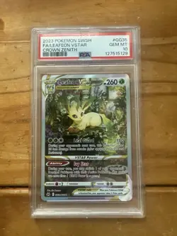 Leafeon VStar - GG35/GG70 - Crown Zenith - Galarian Gallery PSA 10 - Image 1
