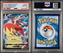 PSA 10 BLAZIKEN VMAX #TG15 FULL ART 2022 POKEMON SWORD & SHIELD SILVER TEMPEST - Image 3