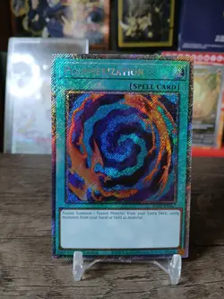 Polymerization 1st Edition Platinum Secret Rare RA02-EN047 Yu-Gi-Oh! NM - Image 1