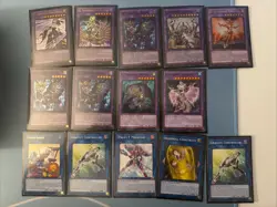 Shaddoll Deck Lot of 57 Yugioh Sleeved - Image 1