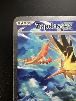 Pokemon Zapdos ex Ultra Rare Full Art Holo Scarlet & Violet 151 Card — NM - Image 2