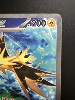 Pokemon Zapdos ex Ultra Rare Full Art Holo Scarlet & Violet 151 Card — NM - Image 3