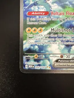 Pokemon Zapdos ex Ultra Rare Full Art Holo Scarlet & Violet 151 Card — NM - Image 5
