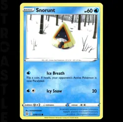 Snorunt 034/172 Swsh09: Brilliant Stars  - Common - Pokémon Card TCG - Image 1