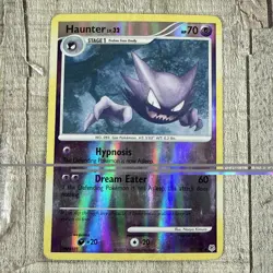 Haunter 50/130 Diamond and Pearl Reverse Holo Pokemon Card TCG MP - Image 2