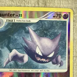 Haunter 50/130 Diamond and Pearl Reverse Holo Pokemon Card TCG MP - Image 4