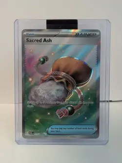 Pokemon Perfect Order Sacred Ash Item Card Full Art 115/088 Near Mint - Image 1