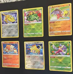 Pokemon Radiant Card Lot 6 Cards Venusaur Jirachi Steelix Heatran Tsareena - Image 2