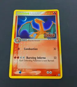 Charizard 6/108 EX Power Keepers Rare Reverse Holo Pokemon Card 2007 - Image 3