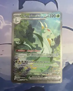Pokemon TCG Serperior EX Black Bolt Sir Special Illustration Rare Card 164/086 - Image 1
