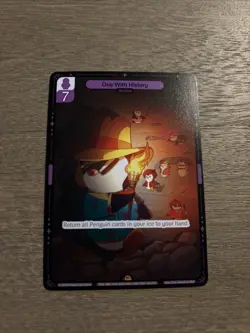 One With History Card - Pudgy Penguin Vibes - Enter The Huddle - Image 1