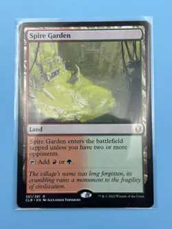 Spire Garden Commander Legends Baldur's Gate Rare Land Red Green 361 2022 MTG - Image 1