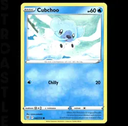 Cubchoo 042/172 SWSH09: Brilliant Stars  - Common - Pokémon Card TCG - Image 1