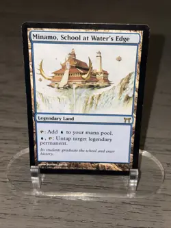 Minamo, School at Water's Edge - Champions of Kamigawa Vintage MTG - LP - Image 1