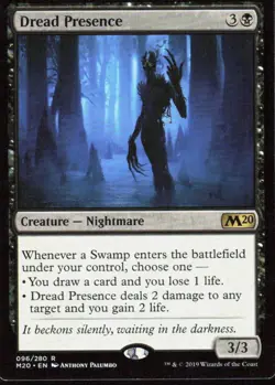 Dread Presence 96 Rare Core Set 2020 Magic: The Gathering Near Mint - Image 1
