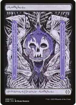 Swamp (269) - Full Art MTG NM - Phyrexia: All Will Be One - Image 1