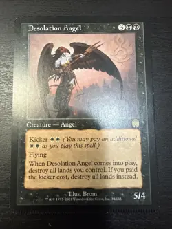 Magic The Gathering * Apocalypse * Desolation Angel * Light Play * crimped edge - Image 1