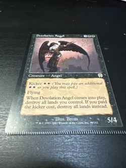 Magic The Gathering * Apocalypse * Desolation Angel * Light Play * crimped edge - Image 5