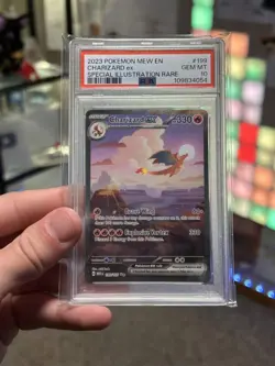 PSA 10 | 2023 Pokemon Charizard 151 ex 199/165 Special Illustration Rare - Image 1