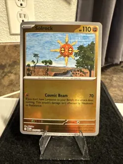 Pokemon TCG - Solrock 75/132 Mega Evolution Reverse Holo - NM - Image 1