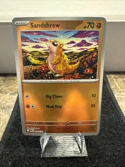 Sandshrew - 068/132 - Reverse Holo - Pokemon Mega Evolution NM - Image 1