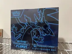 Pokemon TCG Phantasmal Flames Pokemon Center Exclusive ETB Elite Trainer Box - Image 1