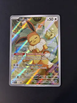 Eevee SVP 173 Promo Holo Pokemon Card Scarlet & Violet Black Star NM/MINT - Image 1
