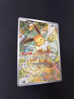 Eevee SVP 173 Promo Holo Pokemon Card Scarlet & Violet Black Star NM/MINT - Image 3
