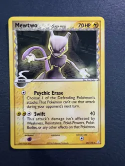 Pokemon TCG Vintage Delta Species Holon Phantoms 2 Bundle: Mewtwo, Rayquaza - Image 3