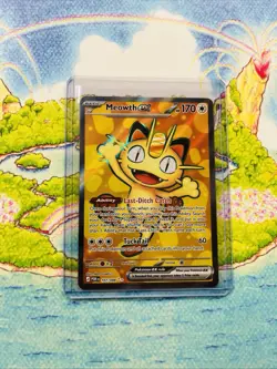 Pokemon TCG Meowth EX Full Art Holo Rare Perfect Order 107/088 - Image 2