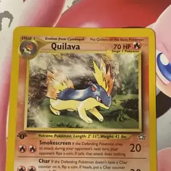 Quilava 47/111 NM Uncommon 1st Edition Neo Genesis 2000 Pokemon TCG - Image 2