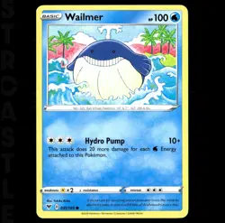 Wailmer 031/185 SWSH - Vivid Voltage - Common - Pokémon Card TCG - Image 1