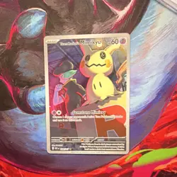 Pokemon Team Rocket's Mimikyu ASC Basic Psychic 238/217 60 HP English 2023 - Image 1