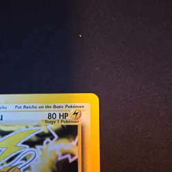 Pokemon TCG Raichu Neo Revelation 21/64 Regular Rare 2000 Nintendo Unlimited - Image 4