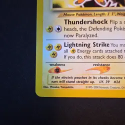 Pokemon TCG Raichu Neo Revelation 21/64 Regular Rare 2000 Nintendo Unlimited - Image 5